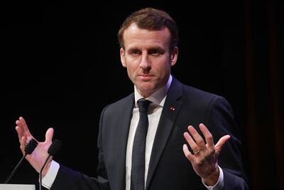 Emmanuel Macron, presidente de Francia.