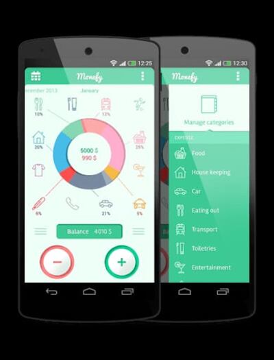 Monefy es una herramienta que almacena datos de los montos que ingresan y egresan de tu bolsillo.