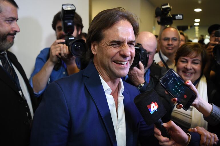 Luis Lacalle, del Partido Nacional.