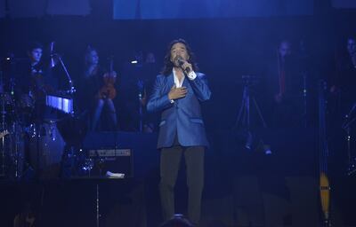 Marco Antonio Solís durante un concierto que ofreció en el 2013. El artista mexicano retornará a Asunción en noviembre.