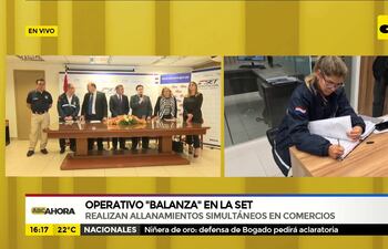 Operativo "balanza" en la SET