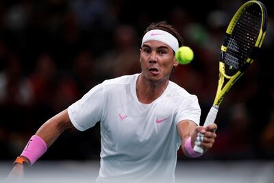 Rafael Nadal avanzó a octavos de final en el torneo de París.