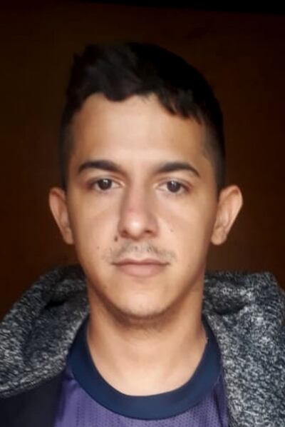 Cristian Javier Vera Benítez, quien se entregó ayer.