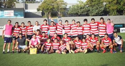 El plantel de la selección nacional M20, que fue bronce en el Sudamericano en Montevideo.