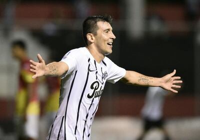 Edgar Benítez, jugador de Libertad