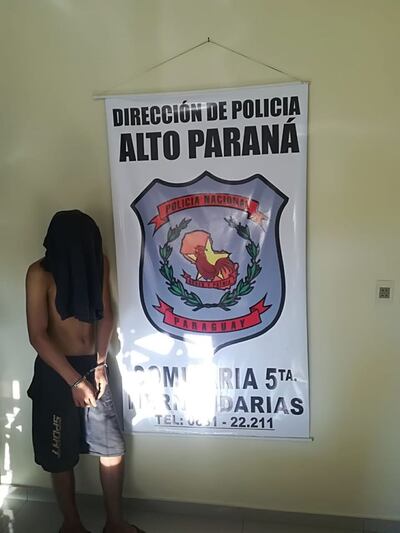 El joven fue capturado por su víctima y puesto a disposición de la justicia.