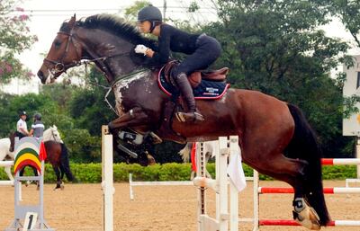 La amazona Lara Villasanti sobre su montado Cheptell Quantum será la única representante por nuestro país en la principal categoría de 1.50 en el CSI FEI Americas Jumping Chapionship 2019.