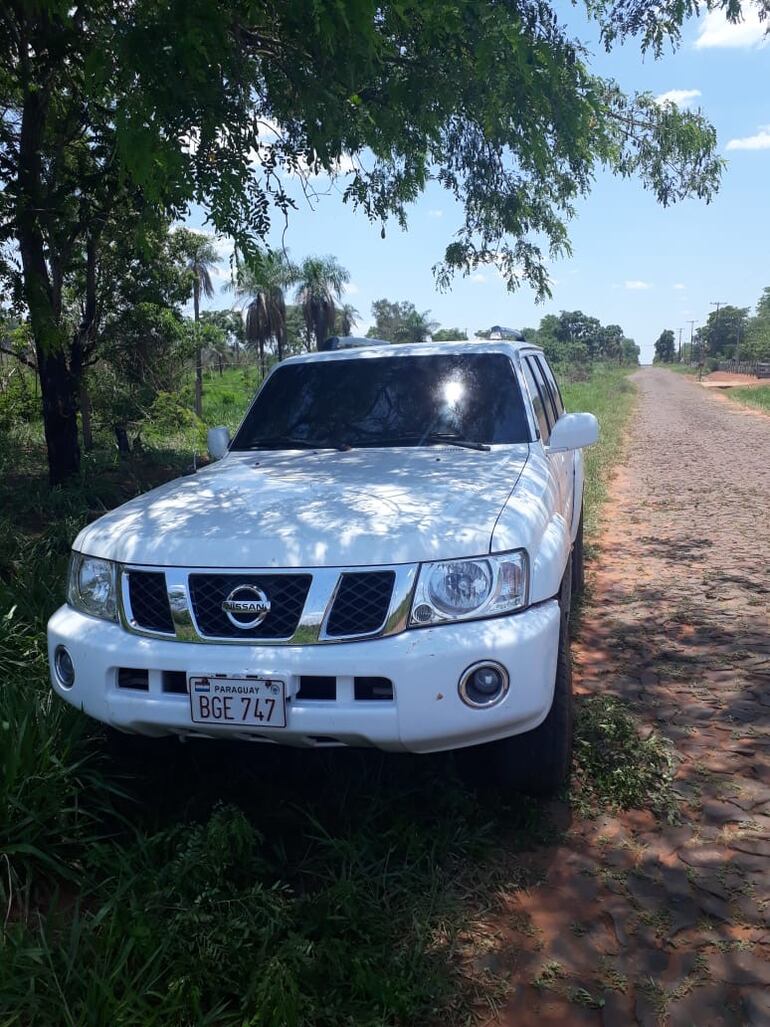 La camioneta pertenece a la Corte Suprema de Justicia.