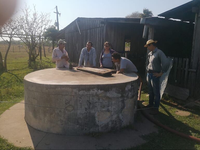 El aljibe en donde los labriegos guardaron el vital líquido.