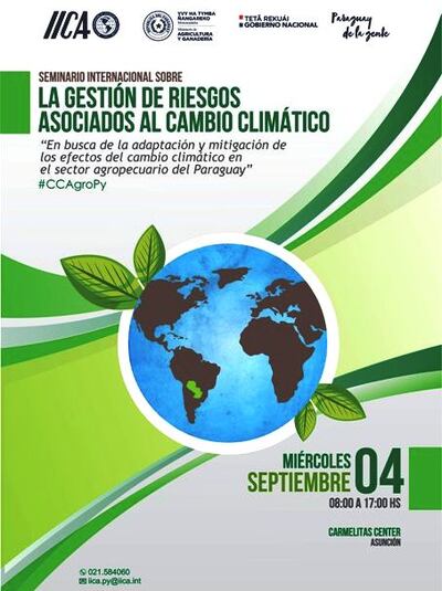 Afiche del Seminario Internacional  que tendrá lugar este miércoles 4 de  setiembre.