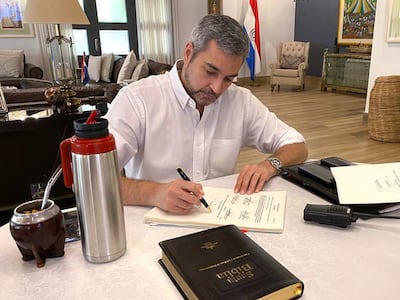 Mario Abdo Benítez, presidente de la República.