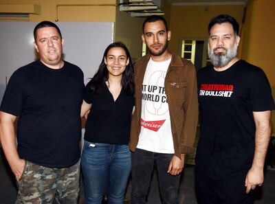 Poli Achaval, Lulú Cuevas, Eude Esquivel y Ricky Ovelar.