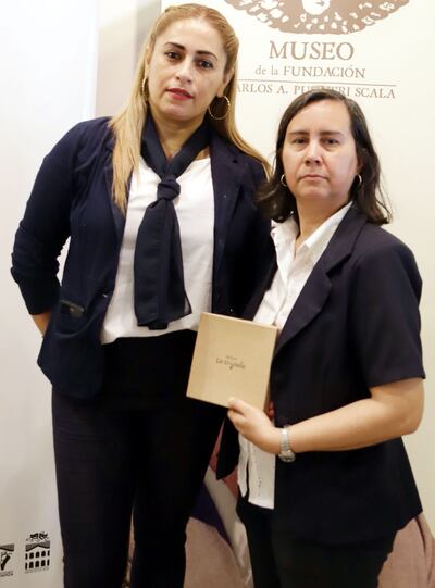 Noelia Chávez y Lidia Morán.