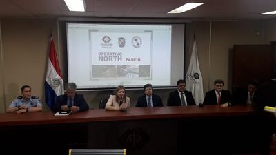 Conferencia de prensa sobre el Operativo North