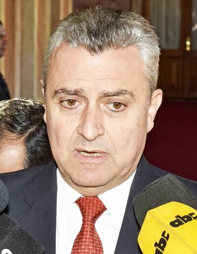 Juan Ernesto Villamayor, jefe del Gabinete de la Presidencia. Expresó sus reservas sobre el proyecto de ley de trazabilidad.