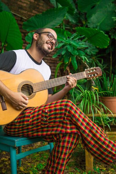 El cantautor argentino Lalo Aguilar.