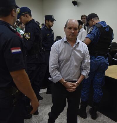 Carlos Federico León Ocampos, condenado a 13 años y seis meses por tráfico de armas.