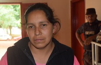 Andrea Maciel, madre de estudiante perseguido por el intendente de Mayor Otaño.