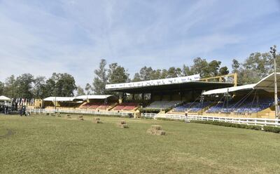 Soleado está el ruedo central de la Expo, mientras se ponen los detalles a punto para la gran inauguración de esta noche.