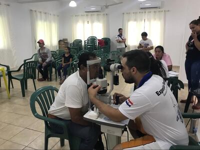 Atención médica en Fuerte Olimpo.