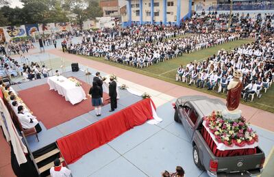 Colorido y  fiesta en el Salesianito