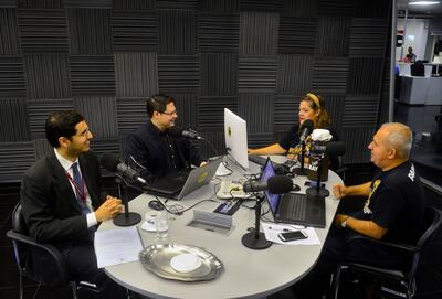 Viceministro de la Subsecretaría de Estado de Tributación, Óscar Orué; abogado Fabio López, asesor jurídico.