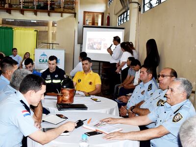 Segunda y última reunión de representantes de diversas instituciones involucradas en el Operativo Caacupé 2019.