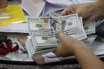 Dinero en efectivo que iba a ser usado para el viaje de las "mulas".