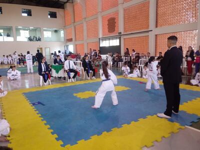 San Lorenzo fue sede del evento internacional de Taekwondo.