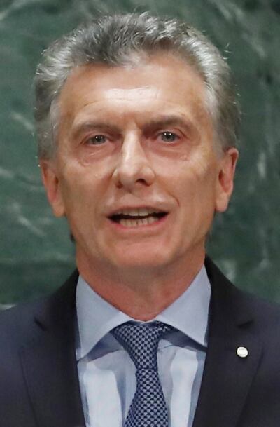 Mauricio Macri, presidente de Argentina.