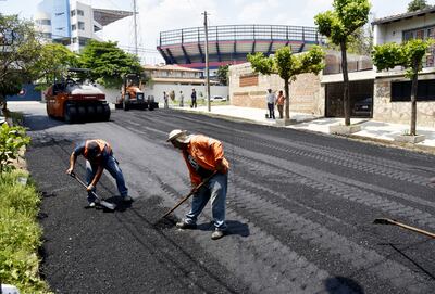 Varias calles en la zona de la Nueva Olla están siendo recapadas. Algunas eran muy peligrosas de transitar por su mal estado.