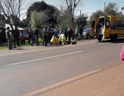El accidente se produjo durante un control sobre la Ruta I.
