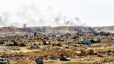Batalla del último reducto de Estado Islámico, hace un año, pero que ahora parece recuperarse.