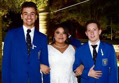 José Scappini, Araceli García y Tobías Machuca.