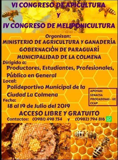 Una interesante  oportunidad  de aprender y compartir en estas dos actividades apícolas.