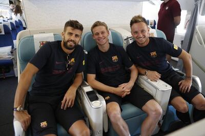 Barcelona viajó a Japón para la gira de pretemporada.
