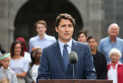 El primer ministro Justin Trudeau disolvió  Parlamento canadiense hoy y convocó a elecciones generales poco más de un mes.