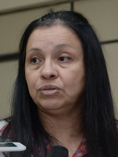 Yolanda Paredes, suplente de Cruzada Nacional y esposa de Paraguayo Cubas.