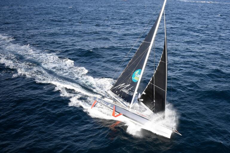 Foto de archivo del velero Malizia II.