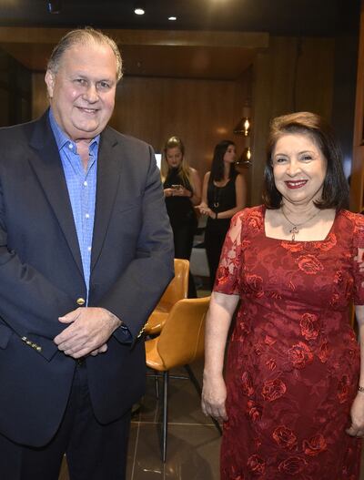 Paul Sarubbi y Blanca Rivarola.