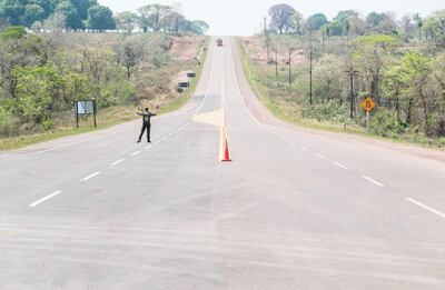 Parte de la ruta en cuestión, cuyo asfalto fue inaugurado a fines del año pasado por el Pdte. Abdo Benítez, pero iniciada en 2014, bajo la presidencia de Cartes. Une Bella Vista Norte con Rinconada y  empalma con la Ruta PY05 “General Bernardino Caballero”.