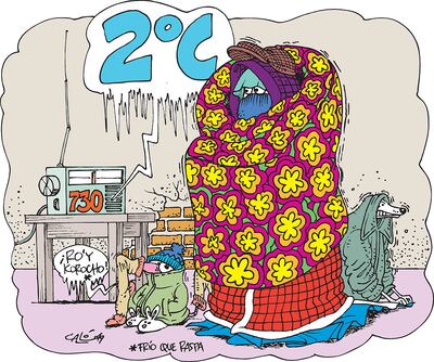 en asunción anuncian 2 grados para hoy 
Frío polar pone en alerta al sistema 
de salud pública