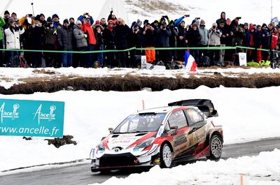 El británico Elfyn Evans, al mando del un Toyota Yaris WRC, lidera el Rally de Montecarlo.