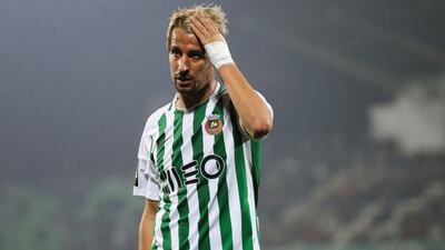 Fábio Coentrão con la camiseta del Rio Ave, su último equipo.