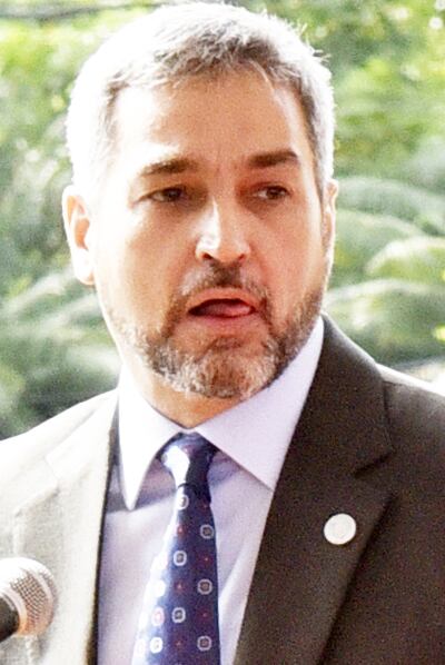 Mario Abdo Benítez, presidente paraguayo.