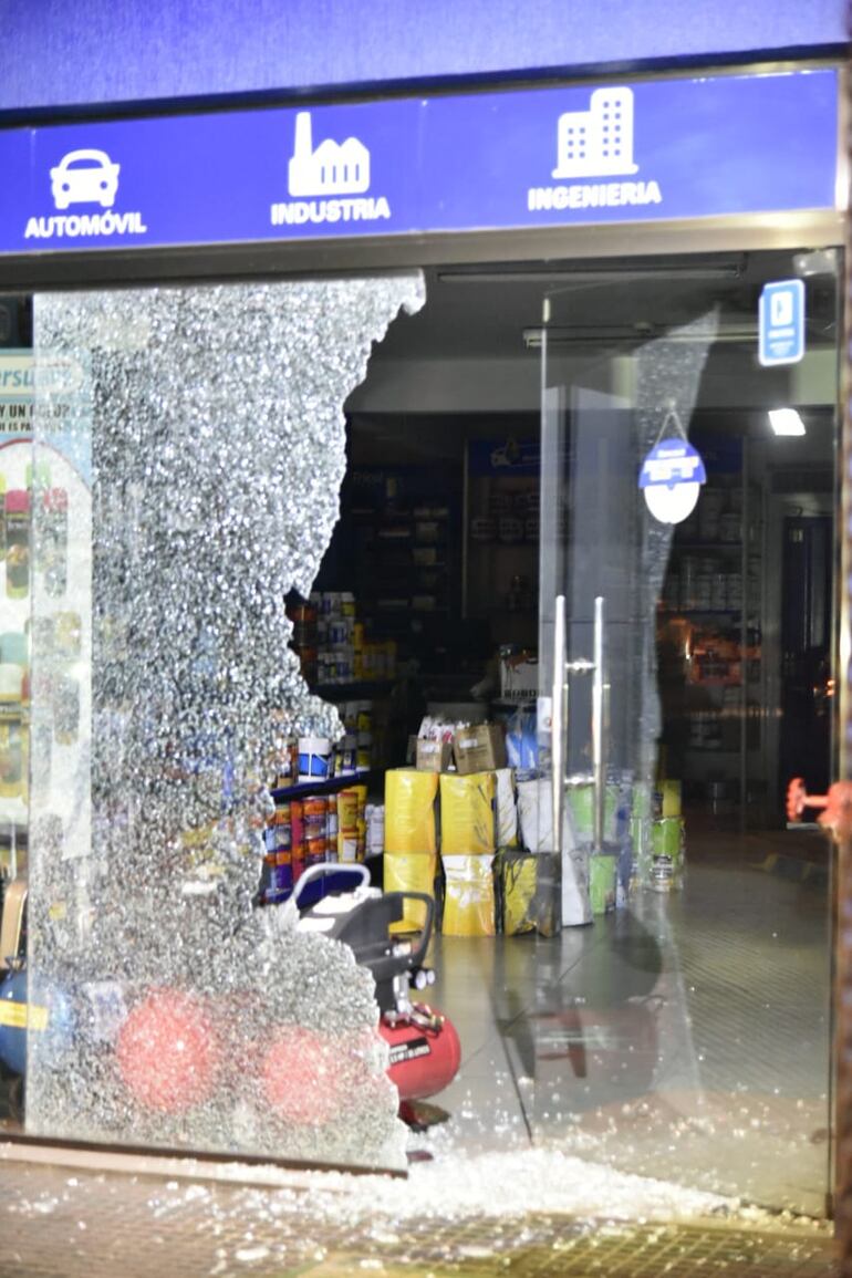 Robo a comercio ubicado sobre la Ruta Transchaco.