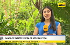 Banco de sangre, fuera del stock crítico