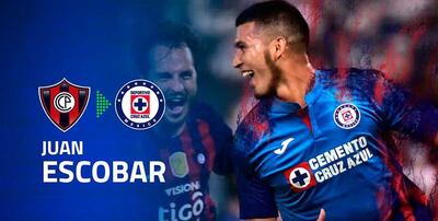 Juan Escobar fue transferido al Cruz Azul.