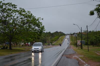 Llueve en San Juan Bautista, Misiones.