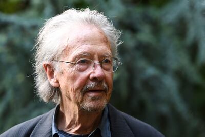El escritor austriaco Peter Handke, ganador del Premio Nobel de Literatura.